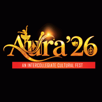 Aura'26 Intercollegiate Cultural Festival Poster